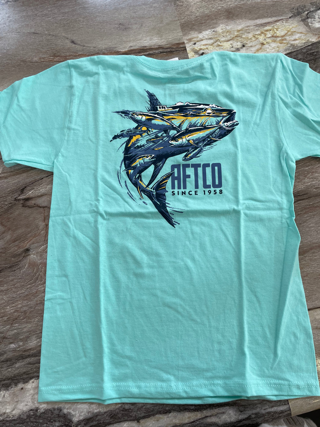 AFTCO Youth Turnover T-Shirt Clearwater