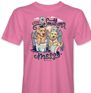 Its a Girl Thing Youth Little Southern Mess Tee