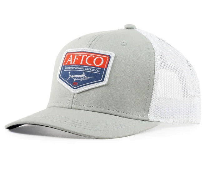 AFTCO Splatter Trucker Hat Silver