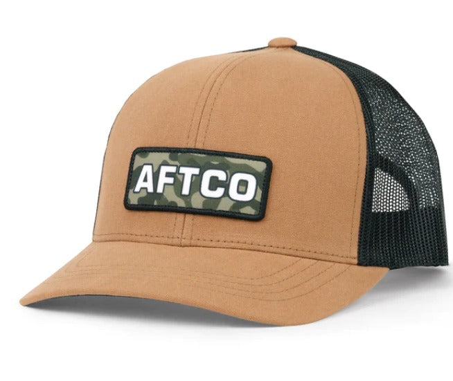 AFTCO Boss Fishing Trucker Hat Cathaway Spice