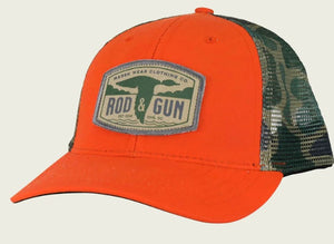 Marsh Wear Rod & Gun Trucker Hat Orange