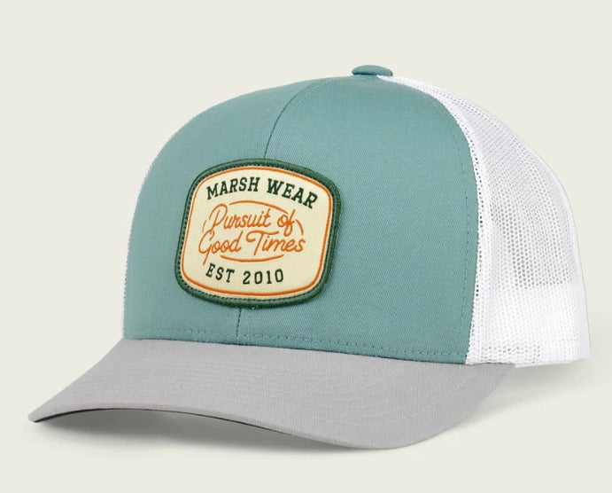 Marsh Wear Pursuit Trucker Hat Gray