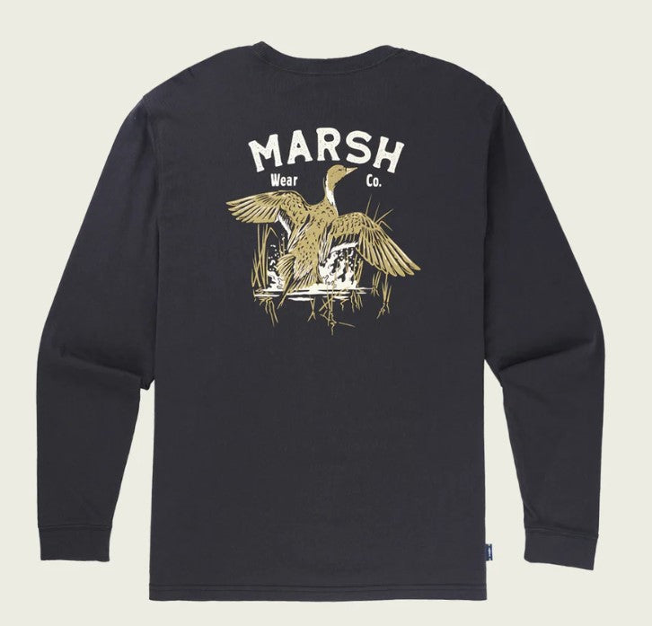 Marsh Wear Men's Skimming LS T-Shirt Black