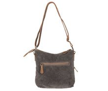 Load image into Gallery viewer, Myra Coffee Canvas Small &amp; Crossbody Bag
